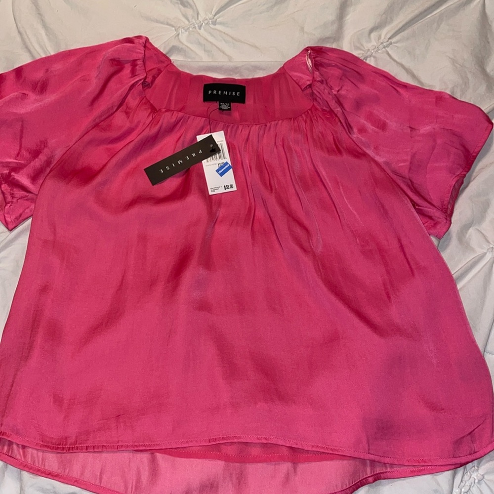 NWT - Premise - XS pink blouse